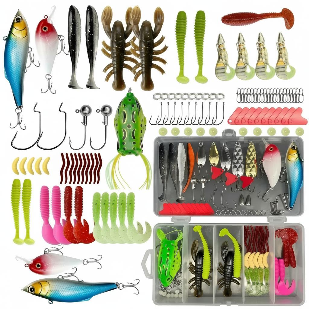 133Pcs Premium Fishing Lures T - đánh giá và giá Fishing Lure Jig