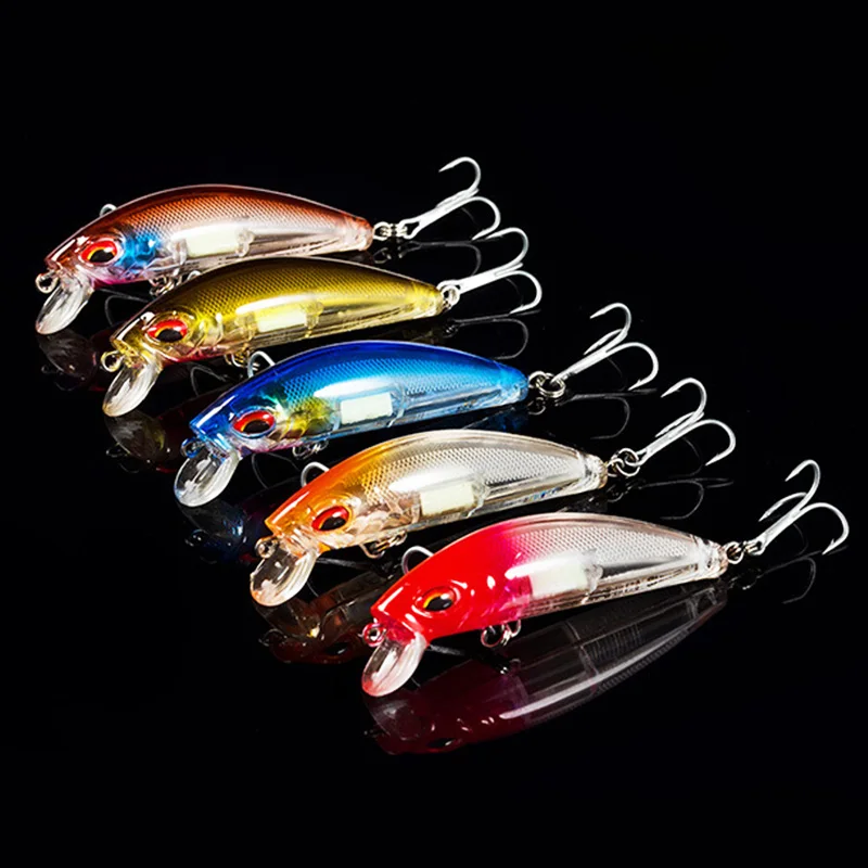 1 Chiếc 3D Mắt Dạ Quang Minnow - đánh giá và giá Fishing Lure Crankbait