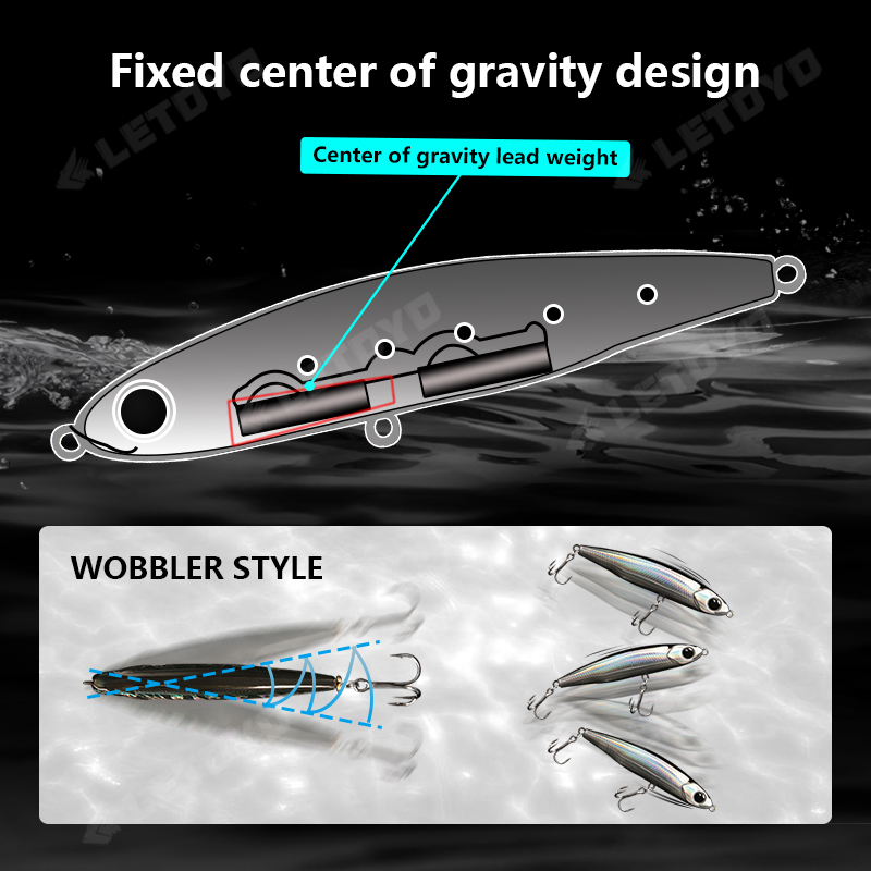 PERO 50mm/3.5g 60mm/5.4g 65mm/ - đánh giá và giá Fishing Lure Topwater