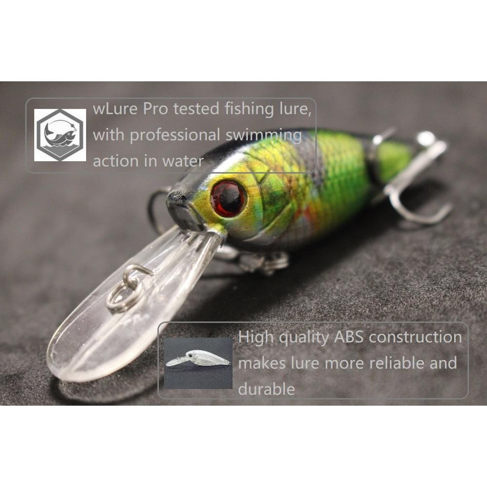 Wlure 8G 8 Cm 3 Mét Độ Sâu Màu - đánh giá và giá Fishing Lure Crankbait