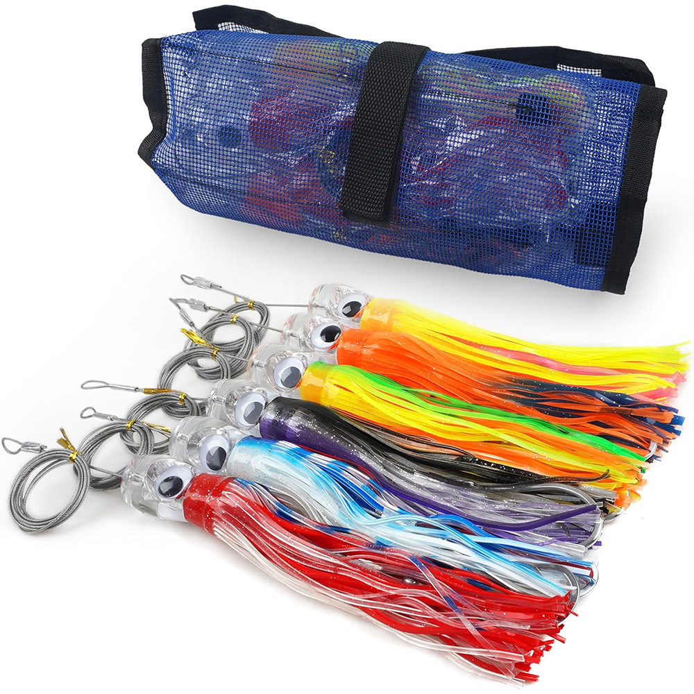6Pcs Saltwater Tolling Lures S - đánh giá và giá Fishing Lure Buzzbait